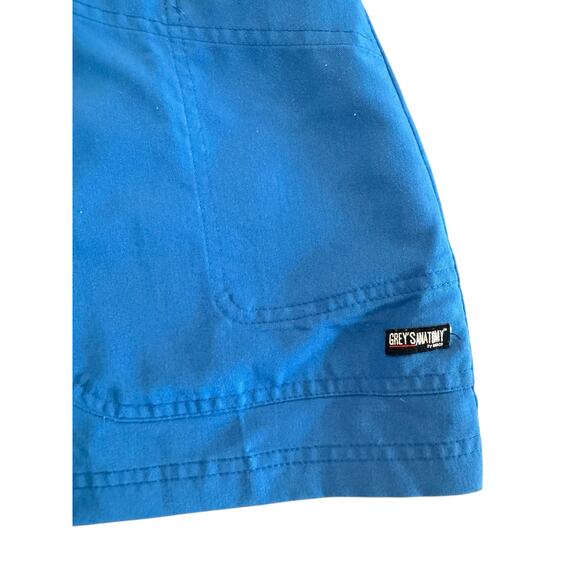 Grey’s Anatomy Blue Scrub Jacket Women’s Small Nursing Uniform Top - Picture 4 of 10